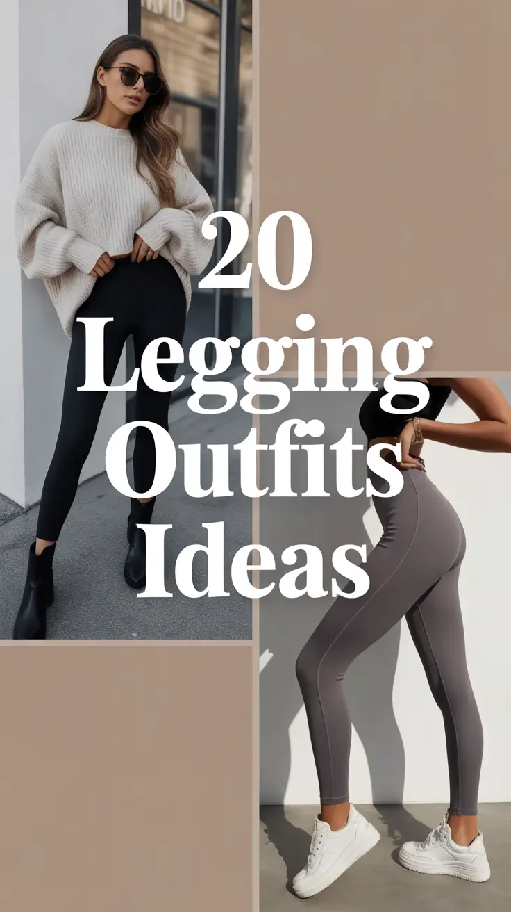 Legging Outfits Ideas 2026: Stylish Ways to Wear Black, Brown & Flared Leggings This Year