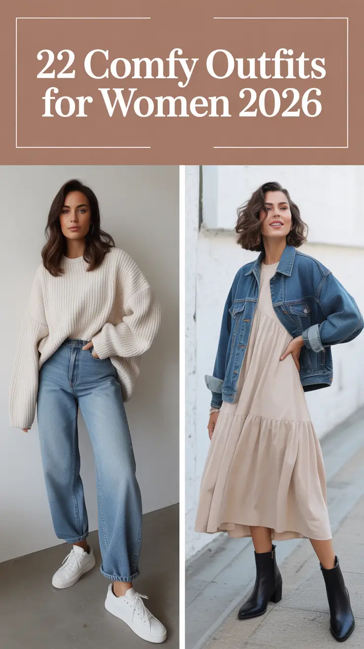 Comfy Outfits for Women 2026: Cute, Chic & Cozy Fashion Inspo for Every Mood