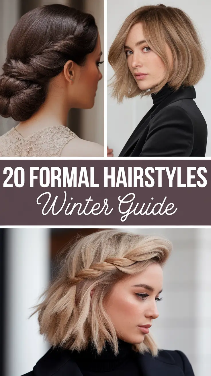 Formal Hairstyles Winter 2025–2026 Guide: Elegant Ideas for Long, Medium & Short Hair