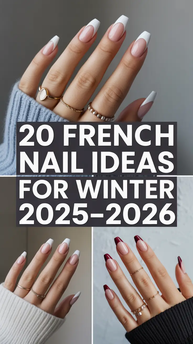French Nail Ideas for Winter 2025–2026: Classy, Cute & Modern Designs to Inspire Your Winter Look