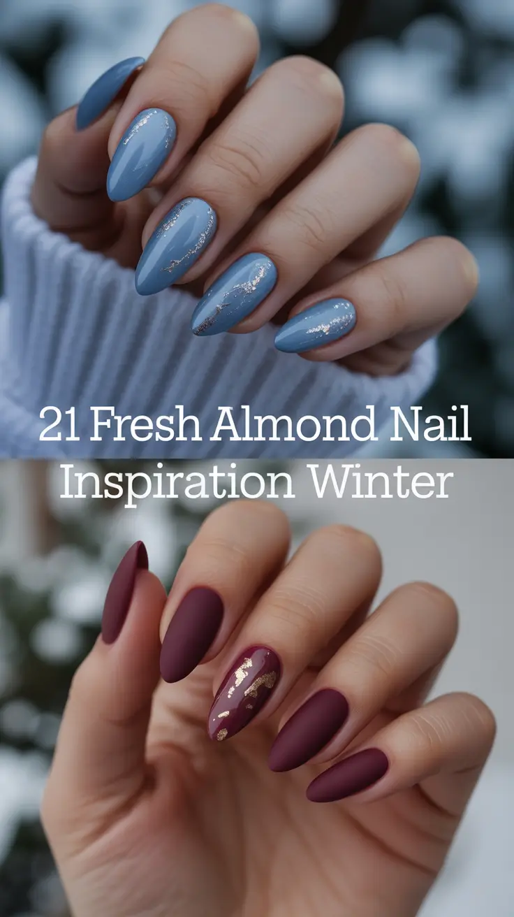 Fresh Almond Nail Inspiration Winter 2025–2026: Classy, Simple & Trendy Designs You’ll Love