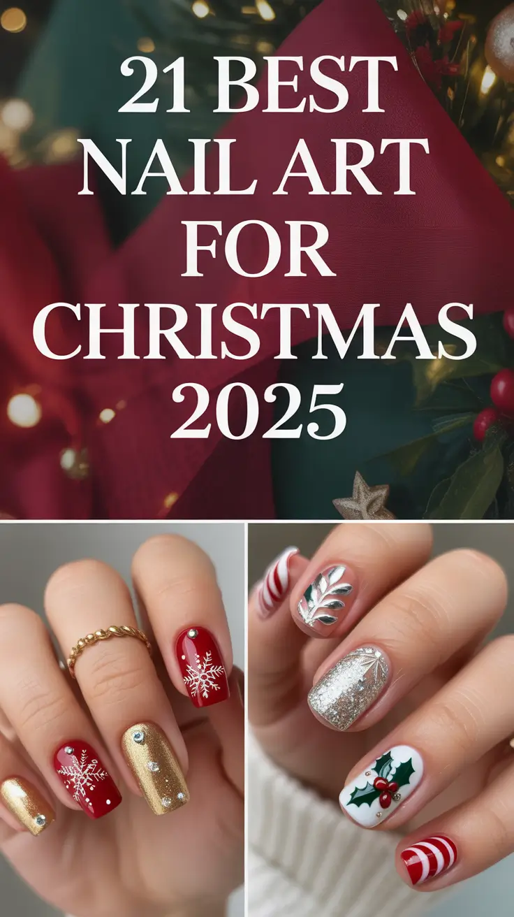Best Nail Art for Christmas 2025: Festive Designs, Easy DIY Ideas & Winter Inspo