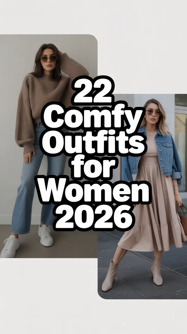 Comfy Outfits for Women 2026: Cute, Chic & Cozy Fashion Inspo for Every Mood