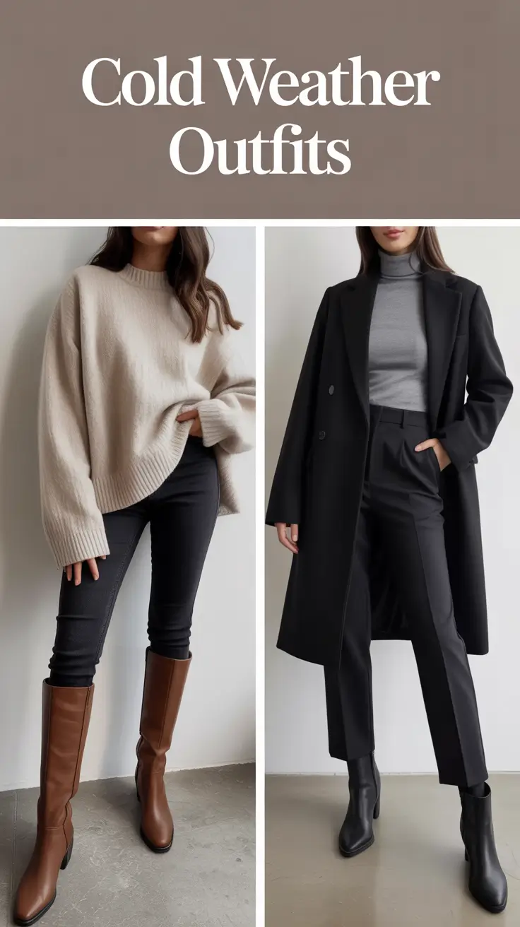 Cold Weather Outfits 2026: Chic, Cozy & Classy Winter Ideas for Women