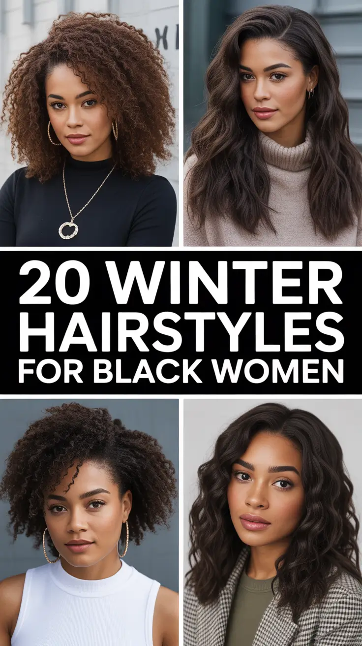 Winter 2025–2026 Hairstyles for Black Women: Chic Cuts, Braids & Elegant Winter Looks