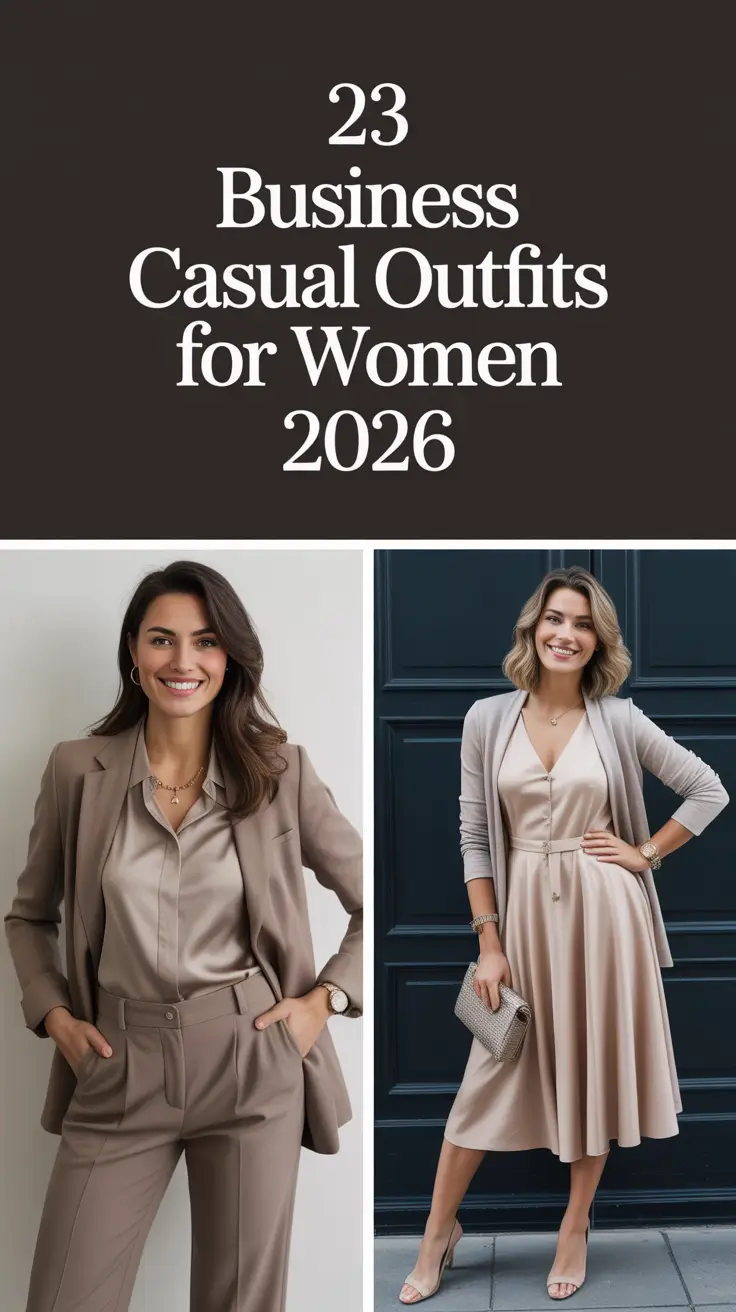 Business Casual Outfits for Women 2026: Effortless Workwear with a Modern Aesthetic