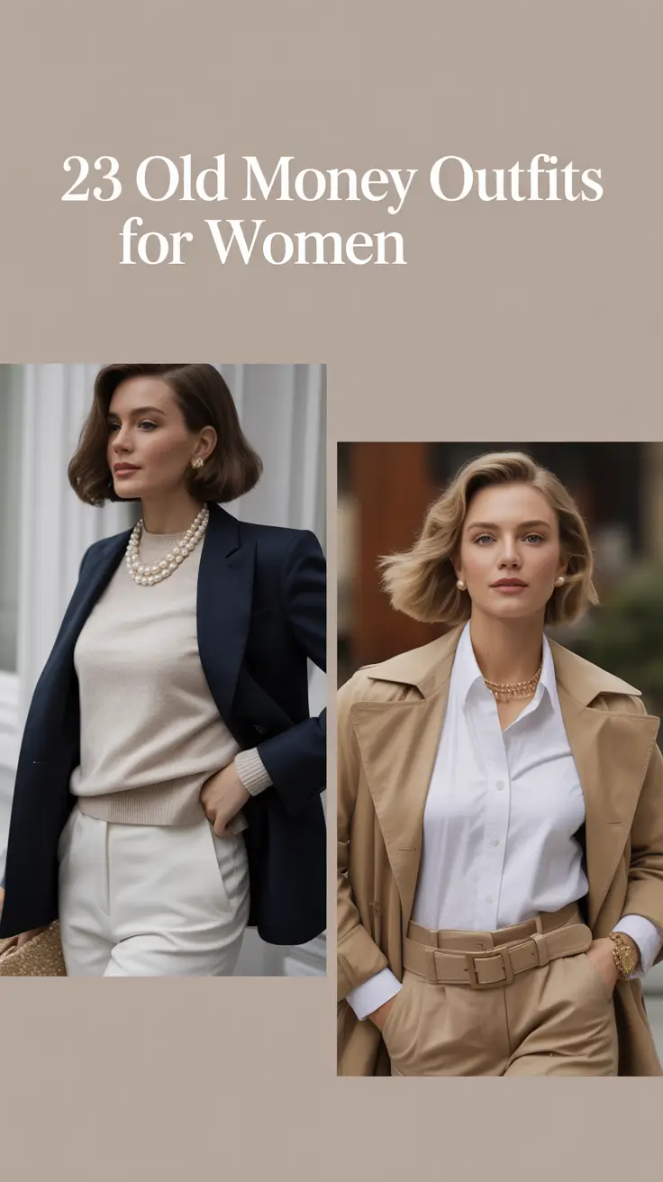Old Money Outfits for Women 2026: Classic Elegance Meets Effortless Winter Chic
