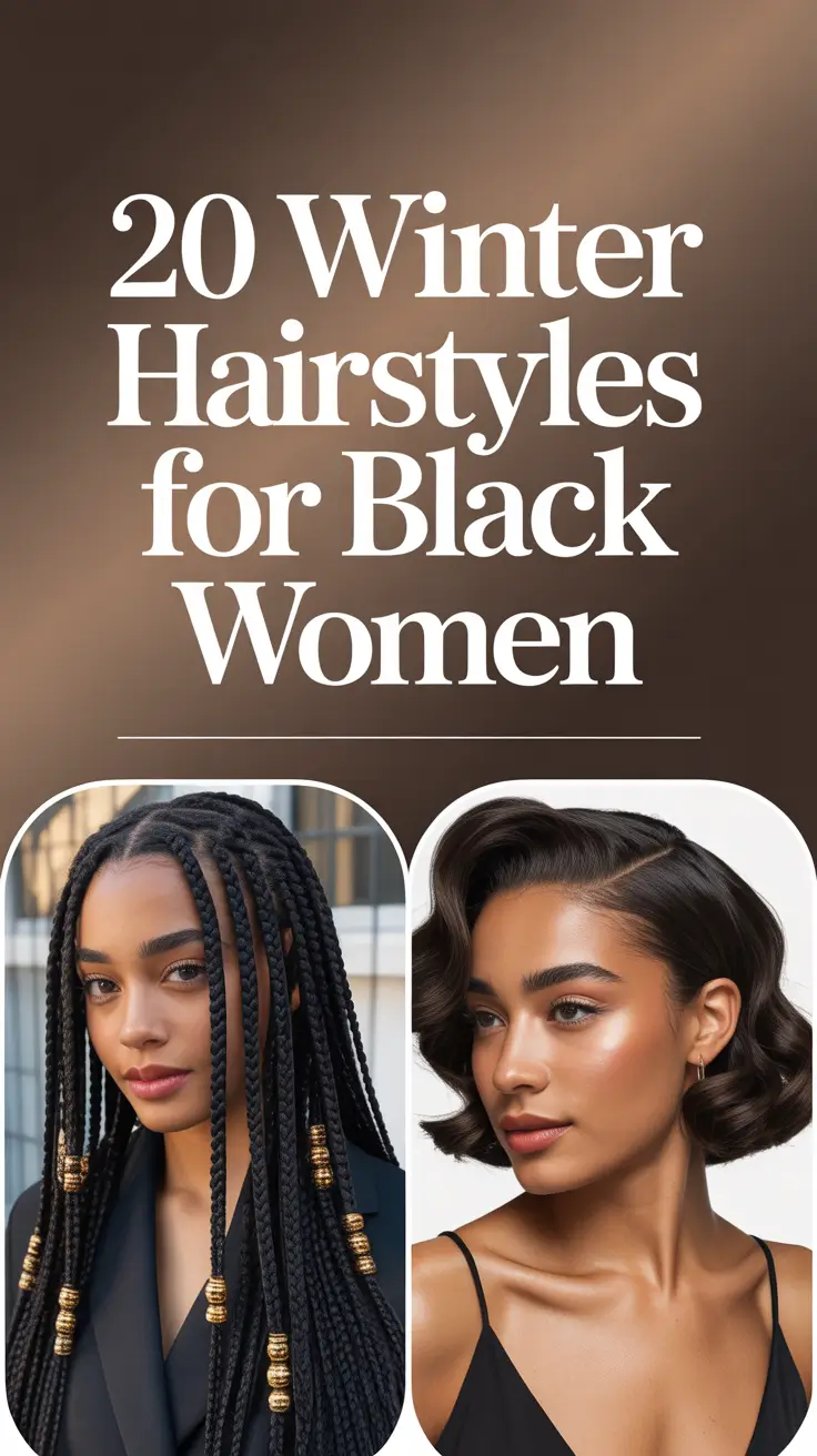 Winter 2025–2026 Hairstyles for Black Women: Chic Cuts, Braids & Elegant Winter Looks