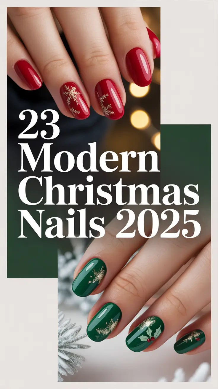 Modern Christmas Nails 2025: Trendy Designs & Inspo for a Magical Winter Look