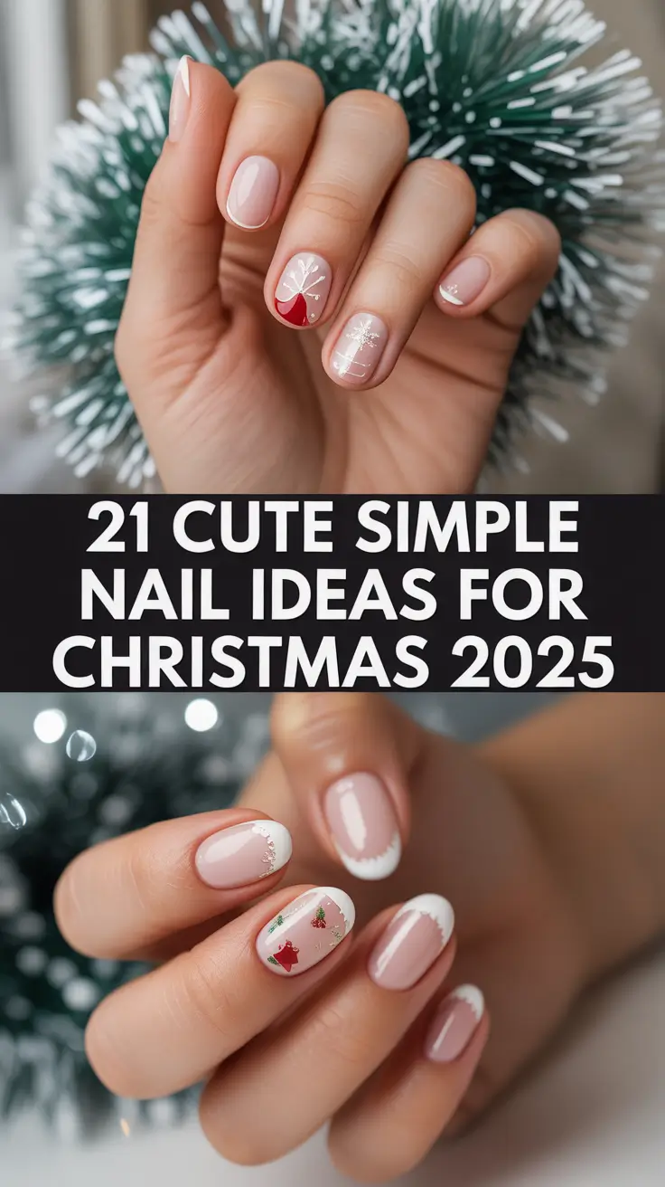 Cute Simple Nail Ideas for Christmas 2025: Easy Winter Designs That Spark Holiday Magic