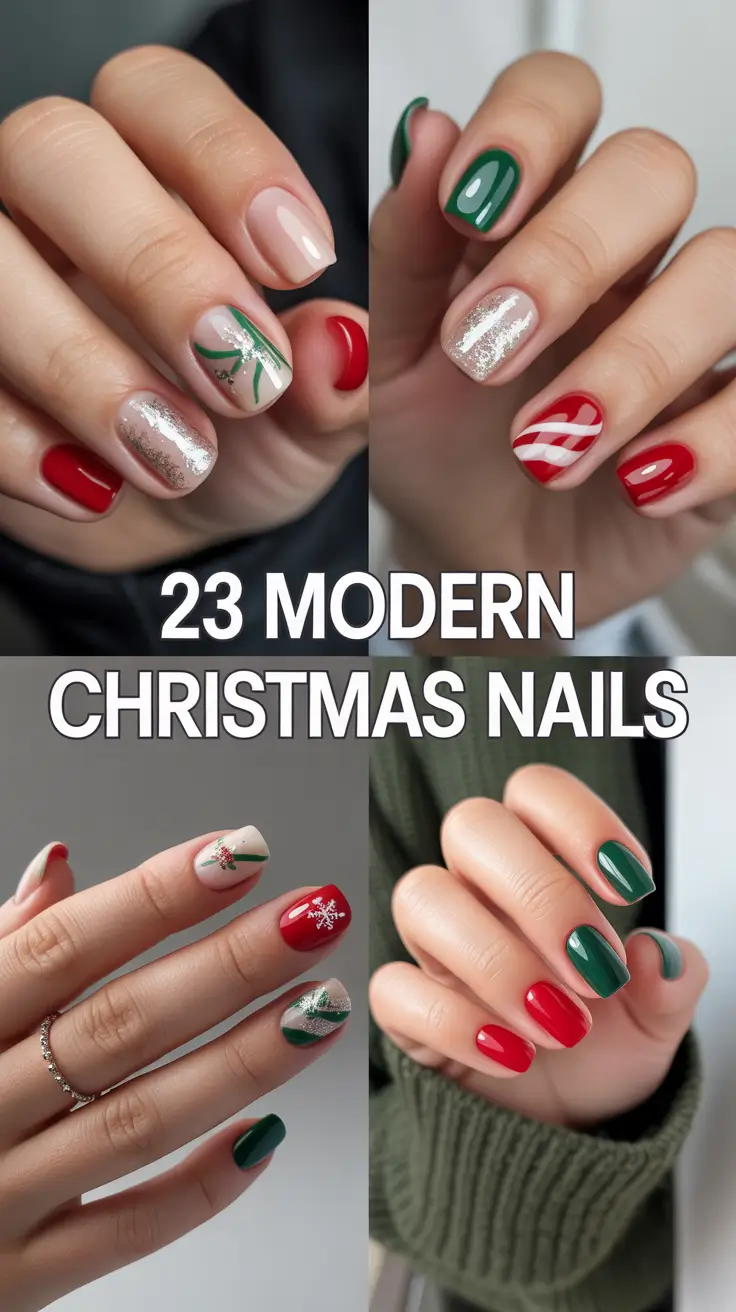 Modern Christmas Nails 2025: Trendy Designs & Inspo for a Magical Winter Look