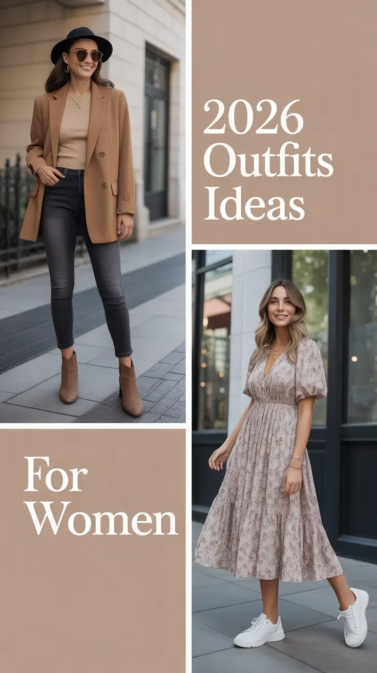 2026 Outfits Ideas for Women: Casual, Chic & Aesthetic Looks You’ll Love This Year