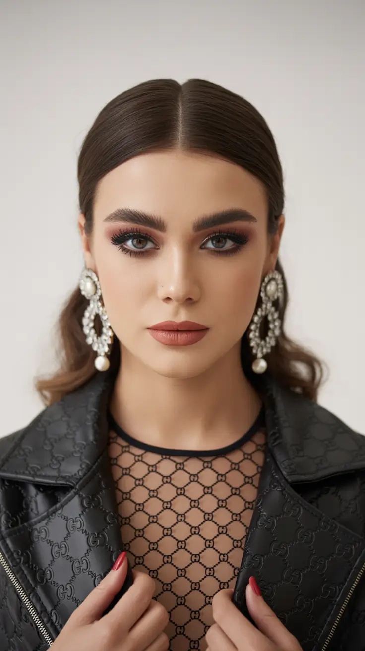 Stylish Hair Colors & Haircuts Winter 2025-2026 Sleek Middle-Part with Polished Shine
