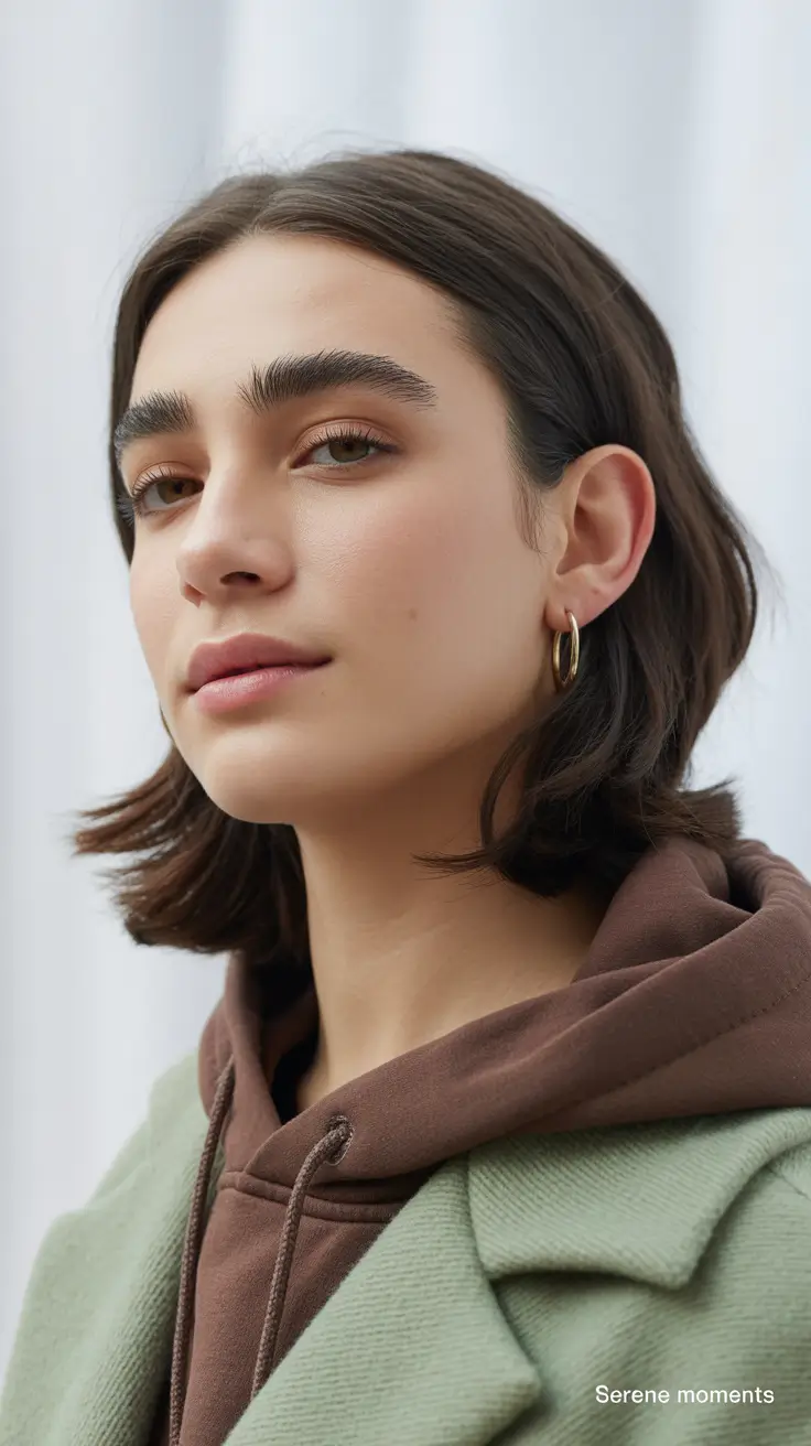 Stylish Hair Colors & Haircuts Winter 2025-2026 Relaxed Shoulder-Length Natural Flow