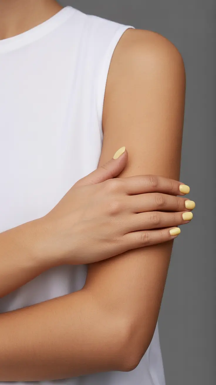 Winter 2025-2026: Nails Ideas Buttery Soft Yellow