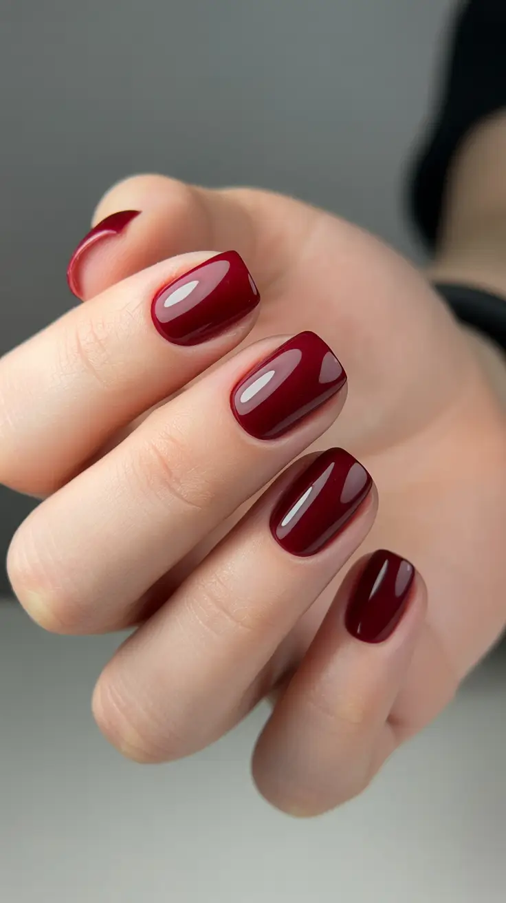 Winter 2025-2026: Nails Ideas Classic Red Velvet
