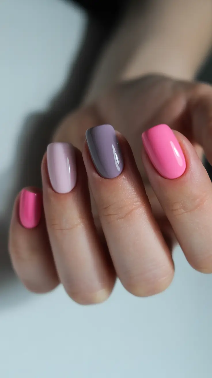 Winter Short Gel Nails Color and Design: 2025 / 2026 Winter Sorbet