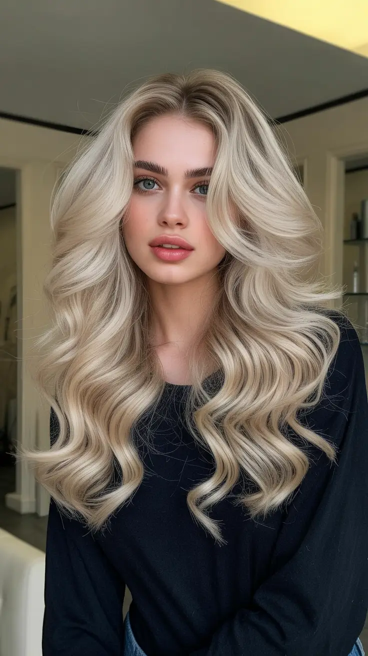 blonde hair color 2026 with soft dimension Glamorous Depth