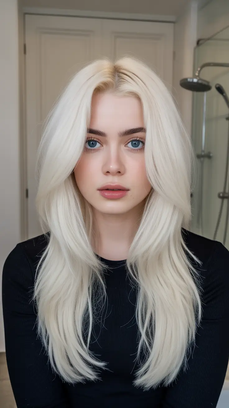 blonde hair color 2026 with soft dimension Winter Radiance