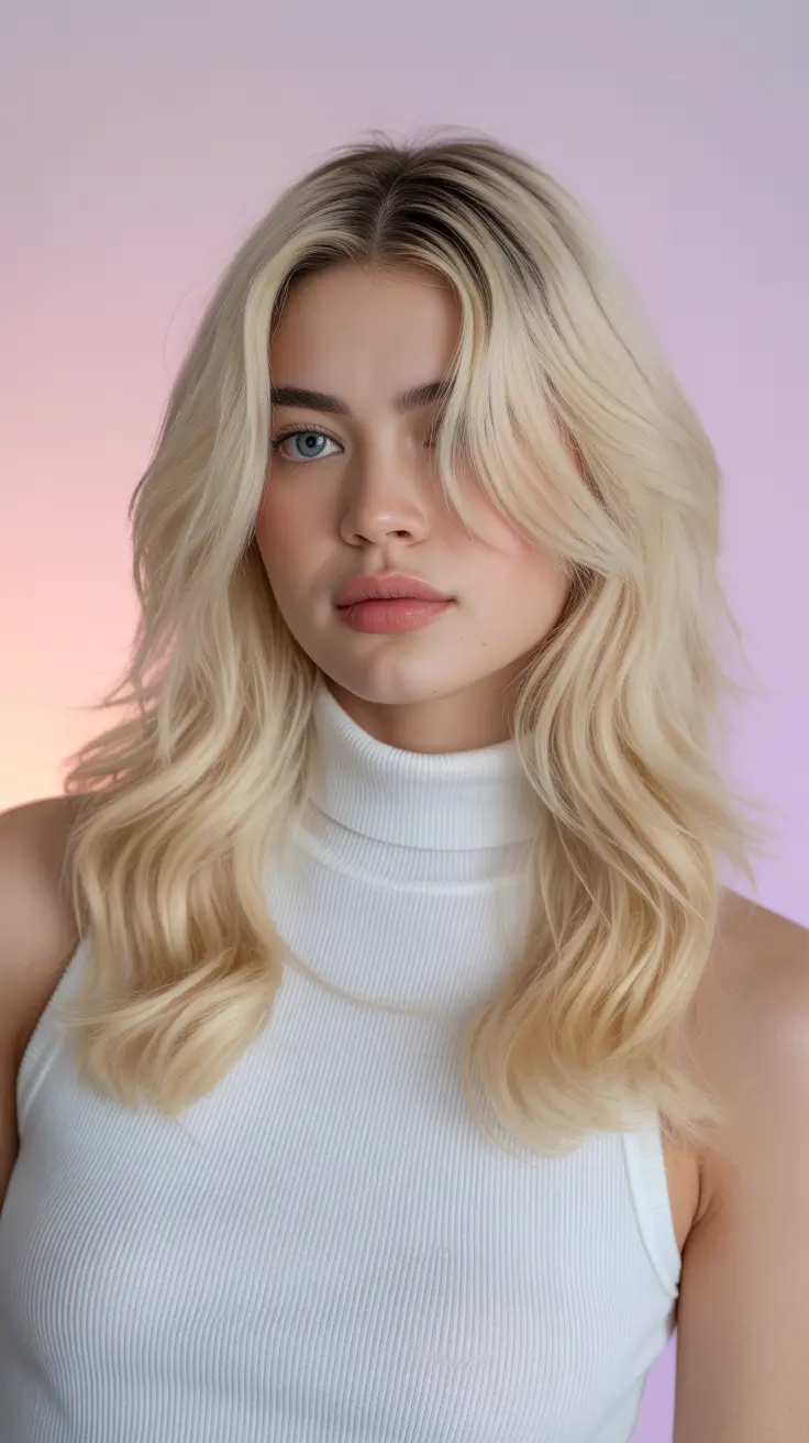 blonde hair color 2026 with soft dimension Minimal Glow
