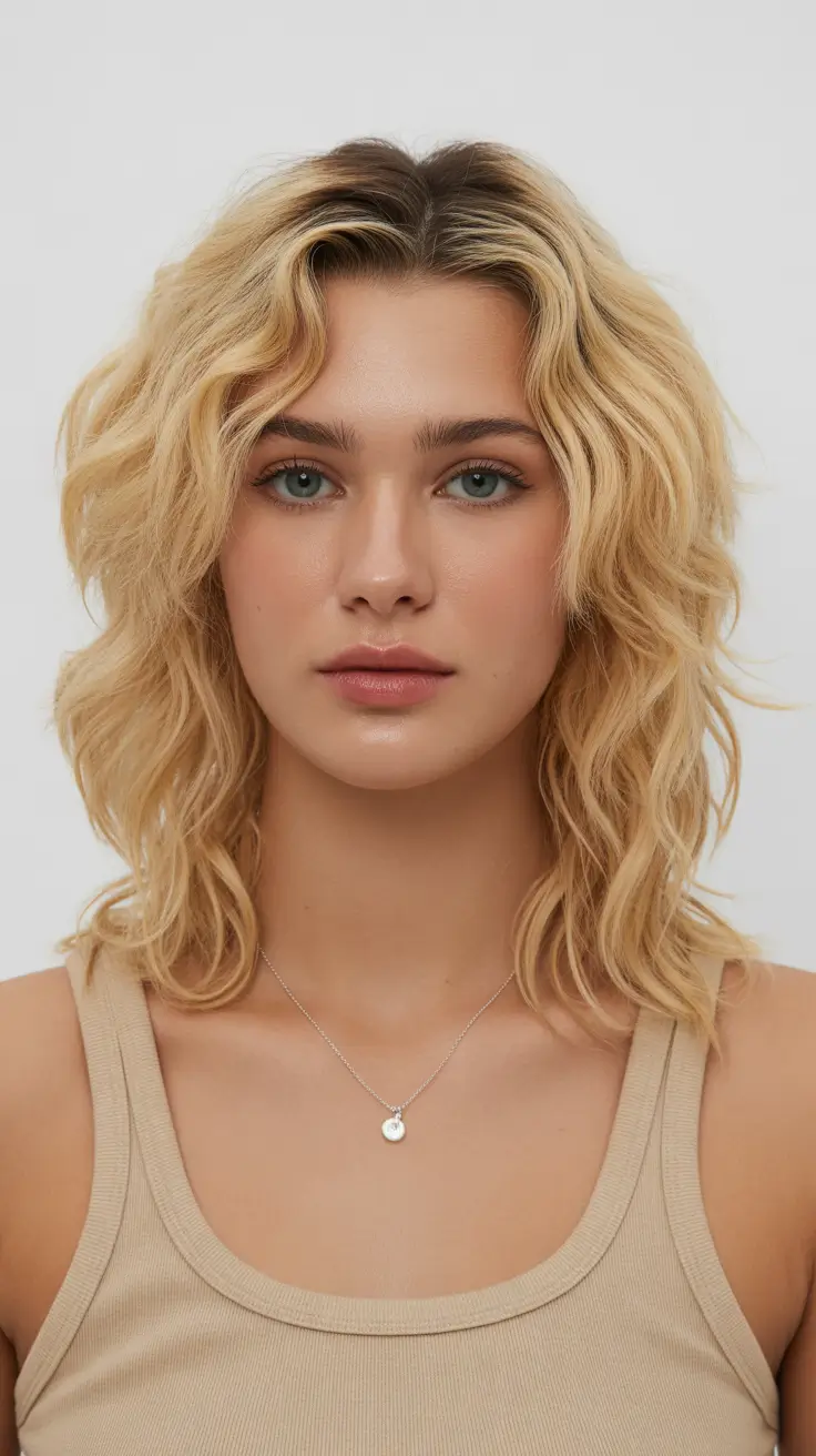 blonde hair color 2026 with soft dimension Golden Texture