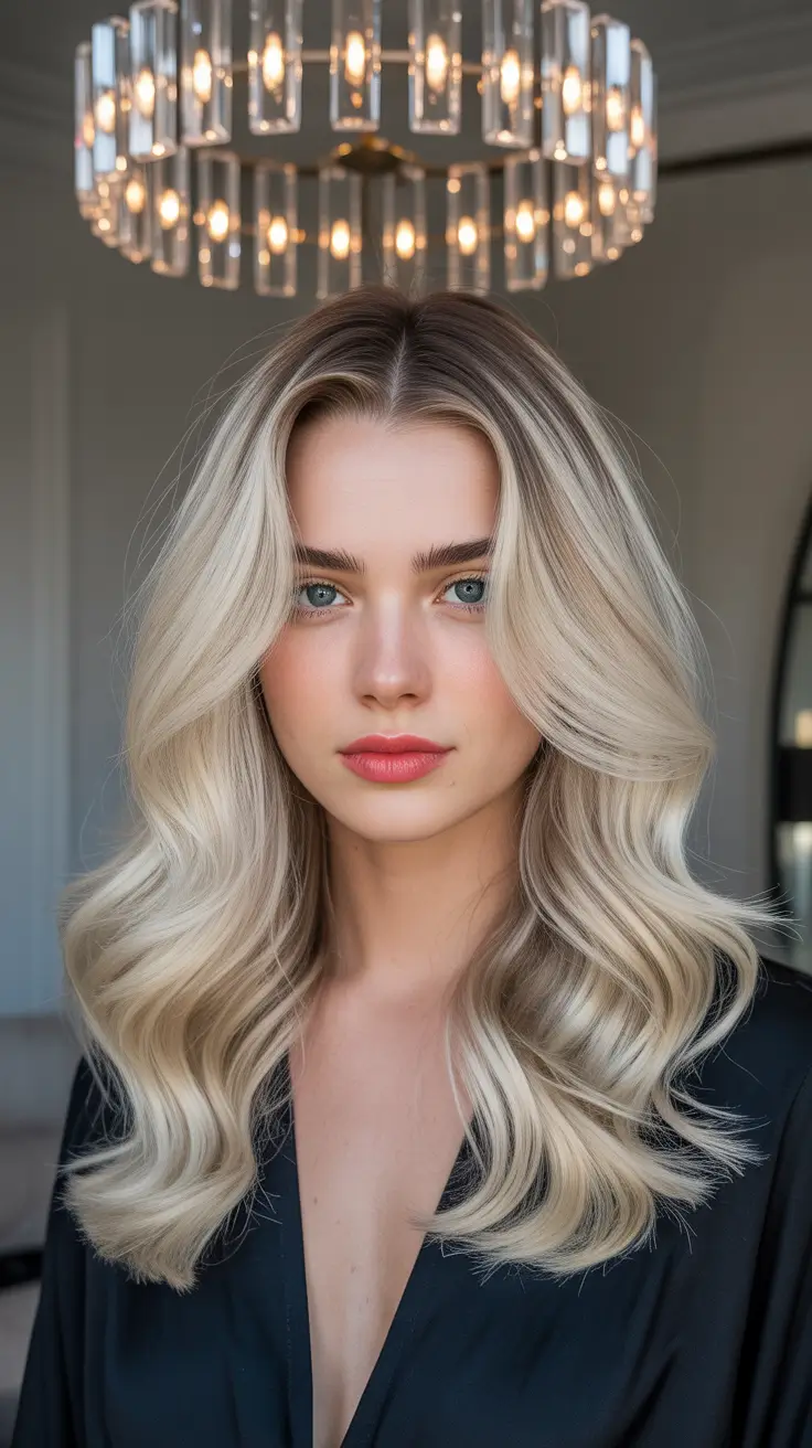 blonde hair color 2026 with soft dimension Velvet Glow