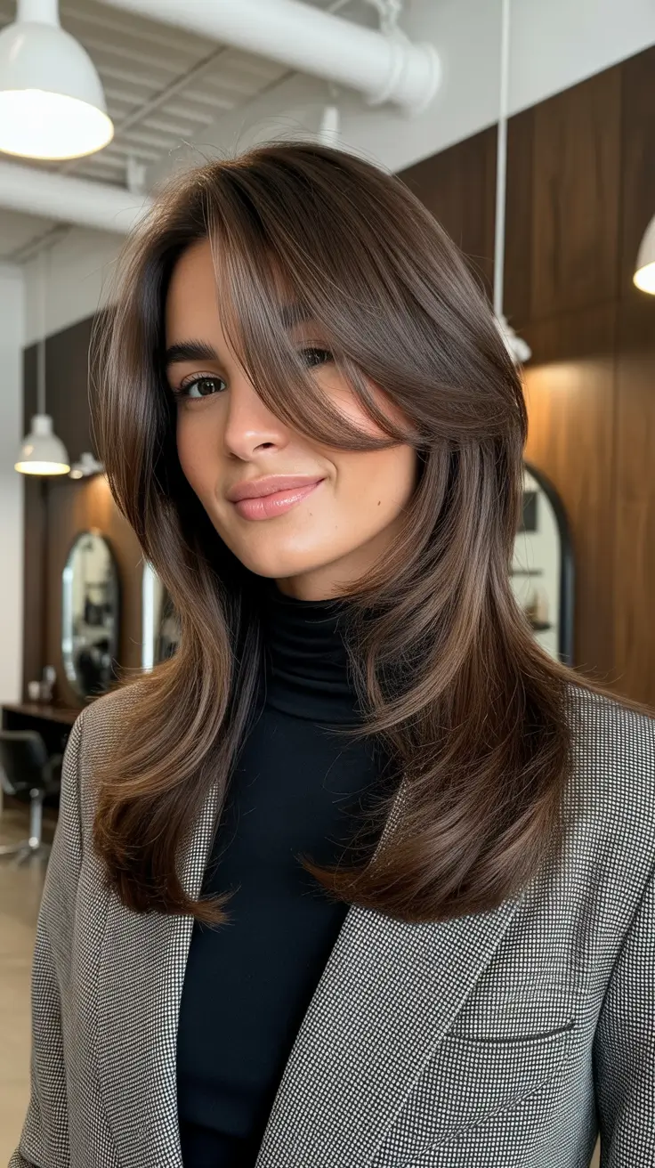 brown hair colors 2026 Modern Toffee Layers