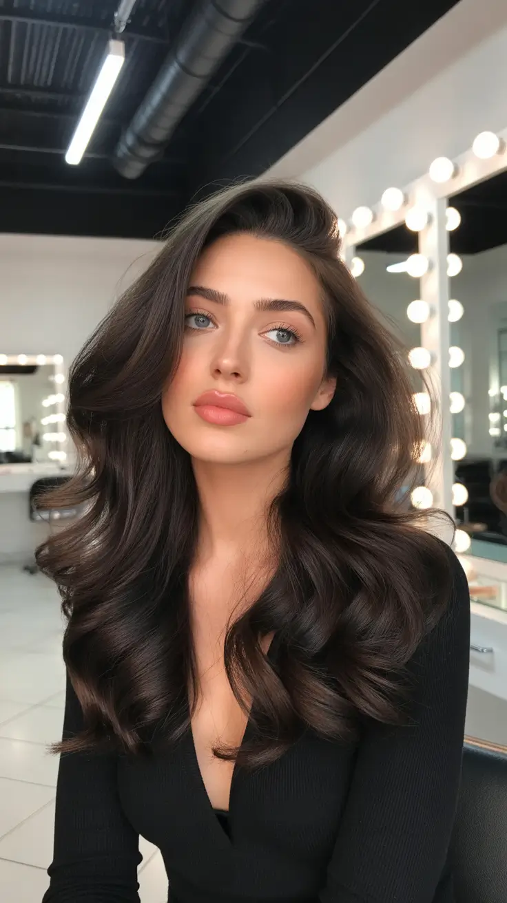 brown hair colors 2026 Midnight Espresso Luxe