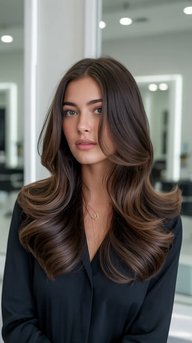 brown hair colors 2026 Rich Espresso Volume