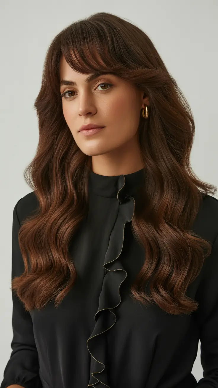 brown hair colors 2026 Cinnamon Truffle Brunette