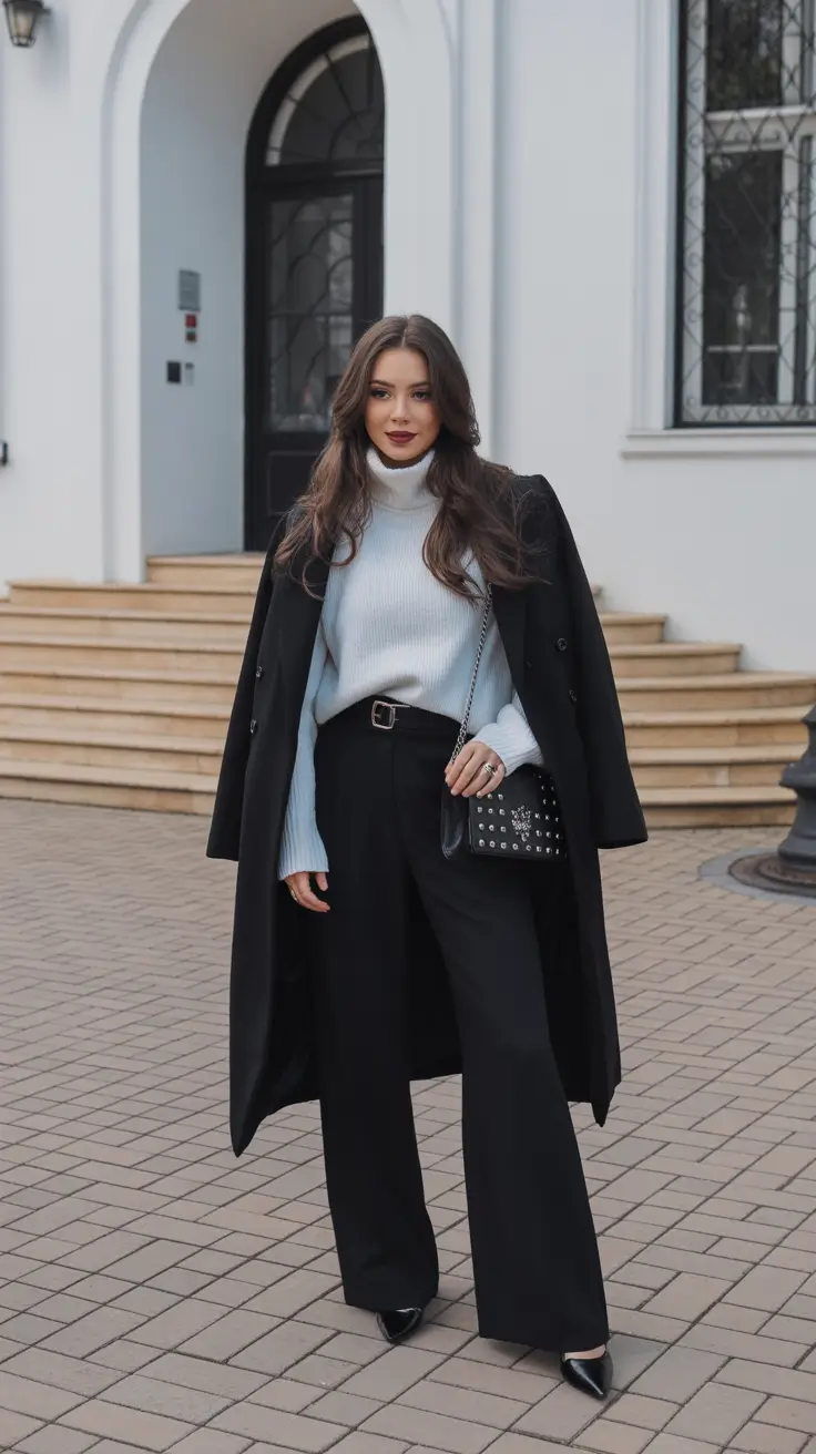 Capsule wardrobe outfits for work 2026 Effortless Winter Elegance