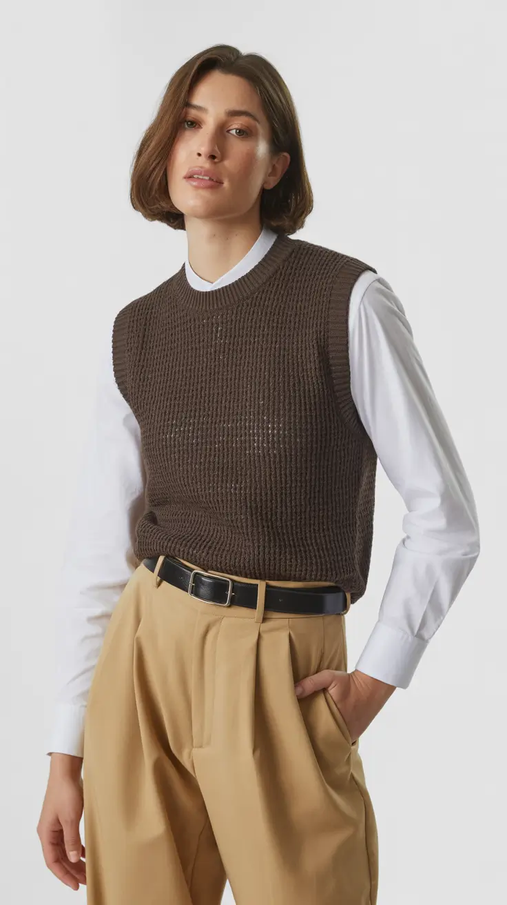 Capsule wardrobe outfits for work 2026 Retro Academia Redefined