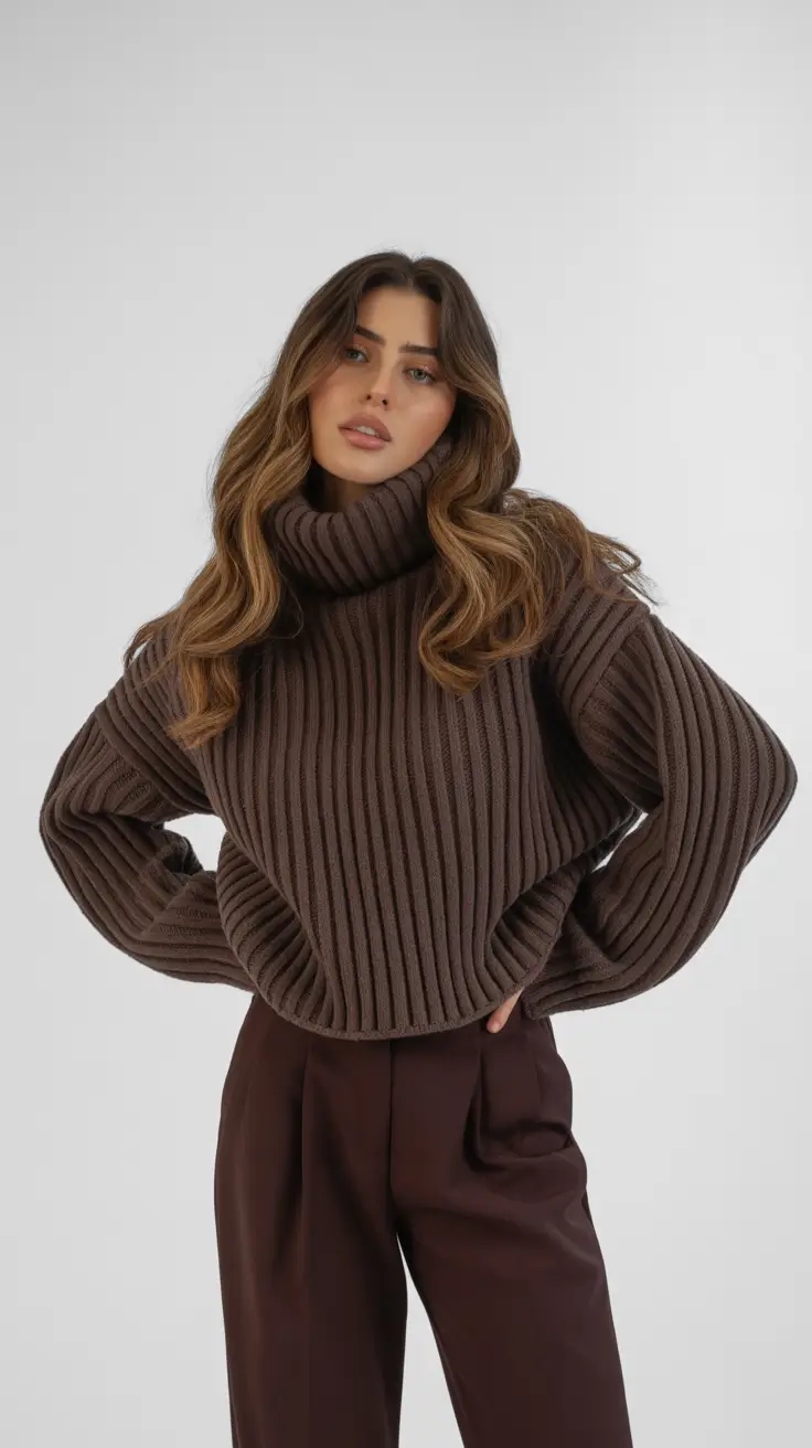 Chic mom outfits 2026 Soft Power in Chocolate Tones