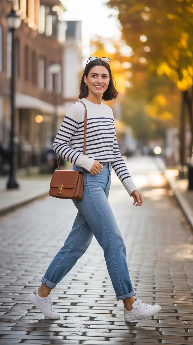 Chic mom outfits 2026 Stripes & Sunshine