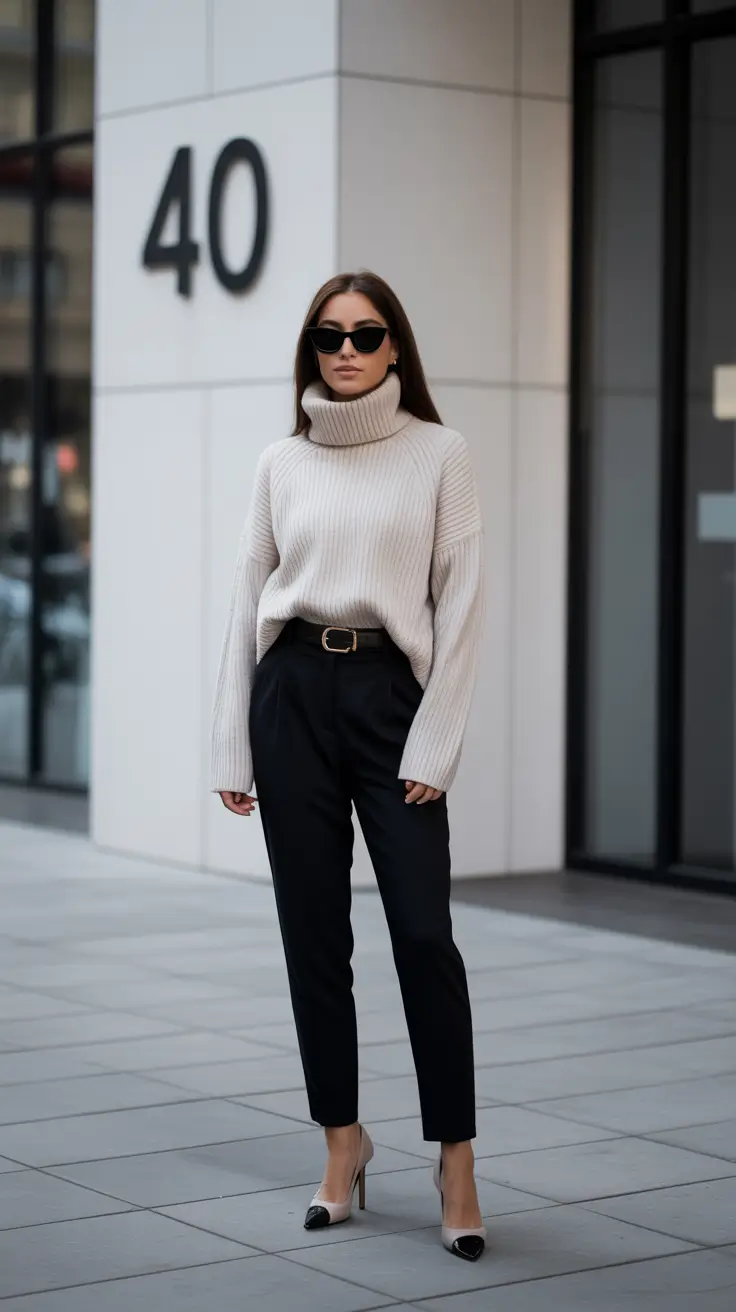 Chic mom outfits 2026 Effortless Urban Neutral