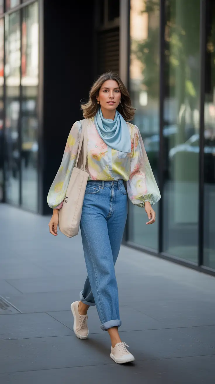 Chic mom outfits 2026 Spring Stroll Energy