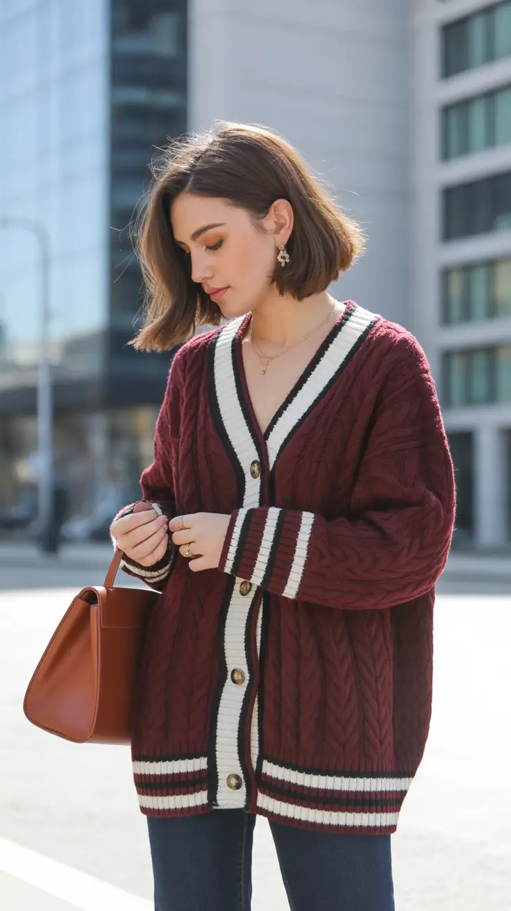 Chic mom outfits 2026 Retro Warmth Reimagined