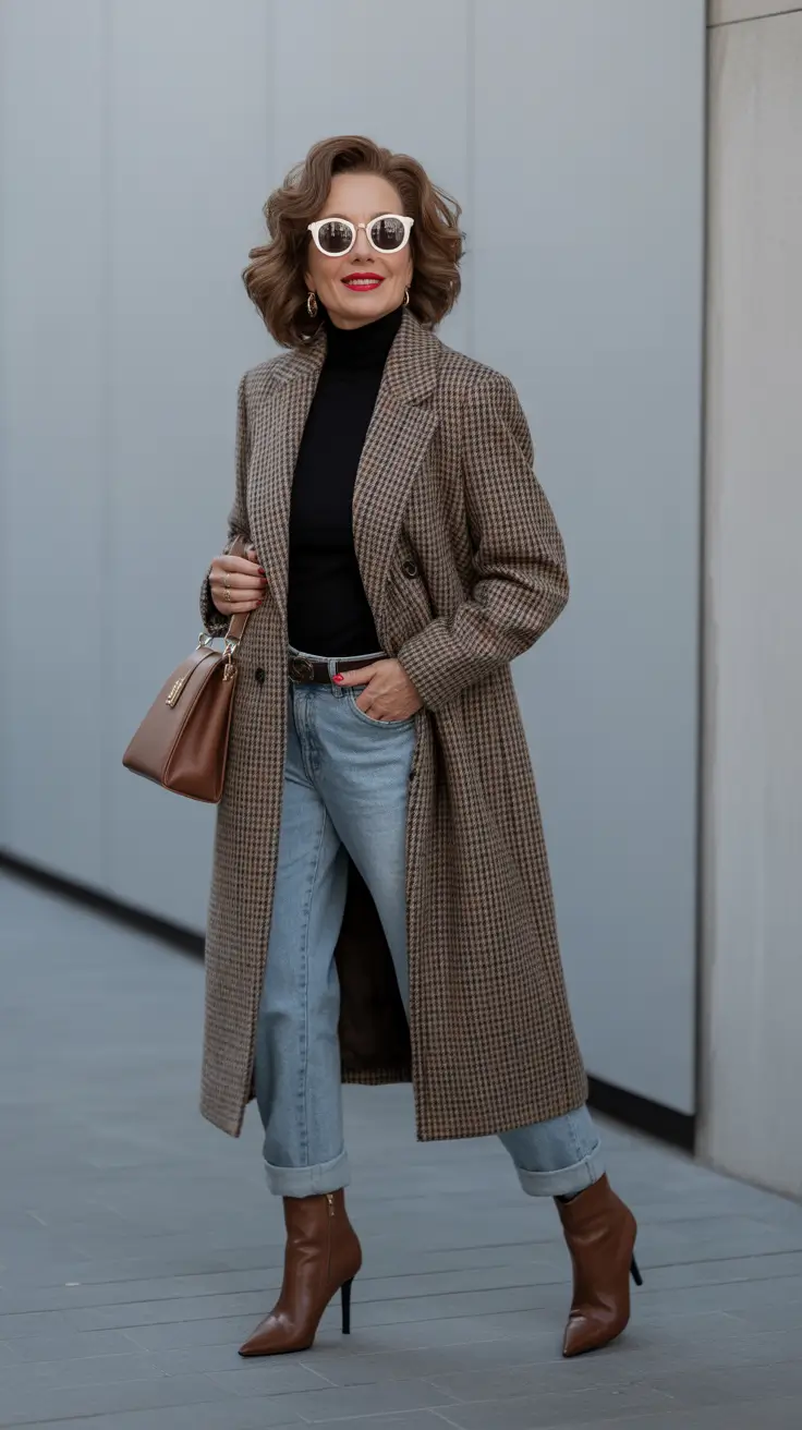 chic outfits for women over 50 in 2026 brown elegance always in style