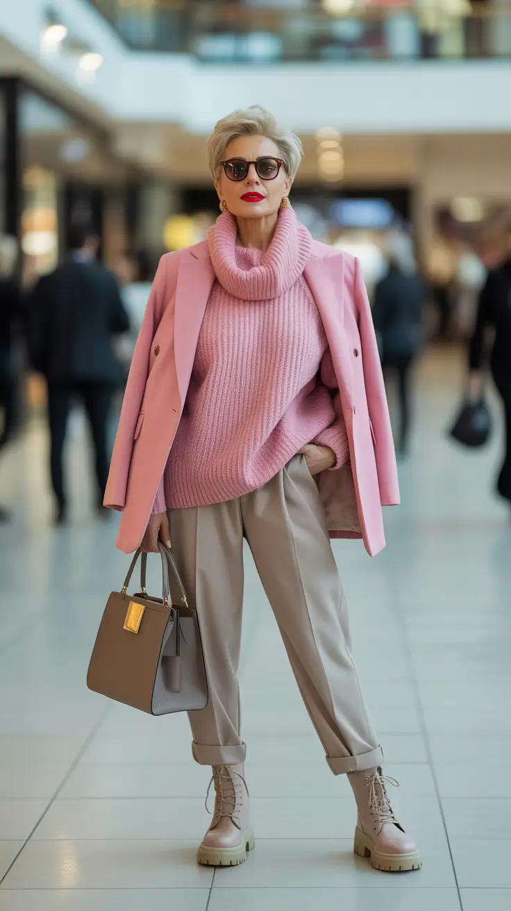 chic outfits for women over 50 in 2026 pretty in pink powerfully so