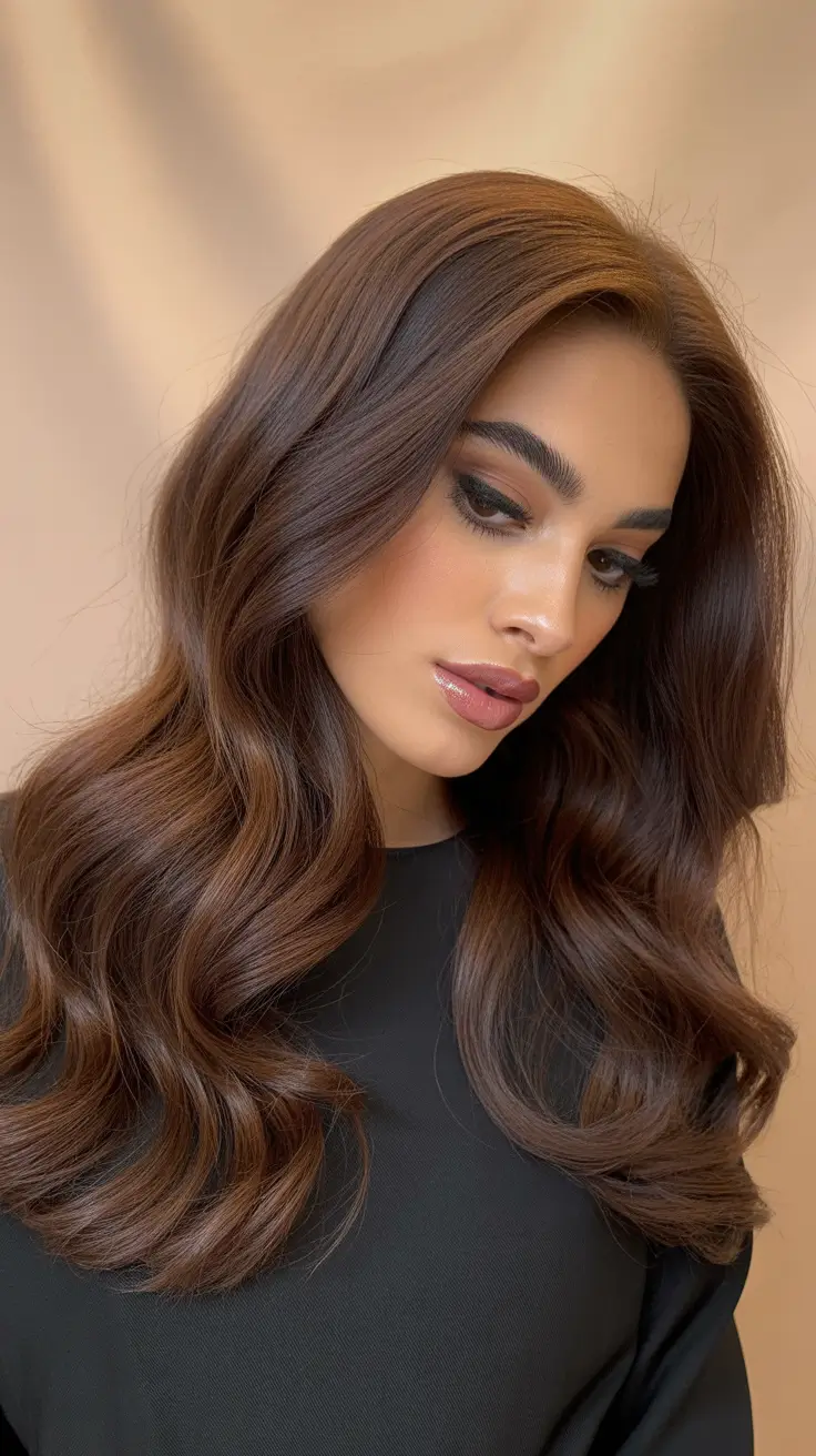 Cool dark brown hair color 2026 Warm Cool Fusion Brunette