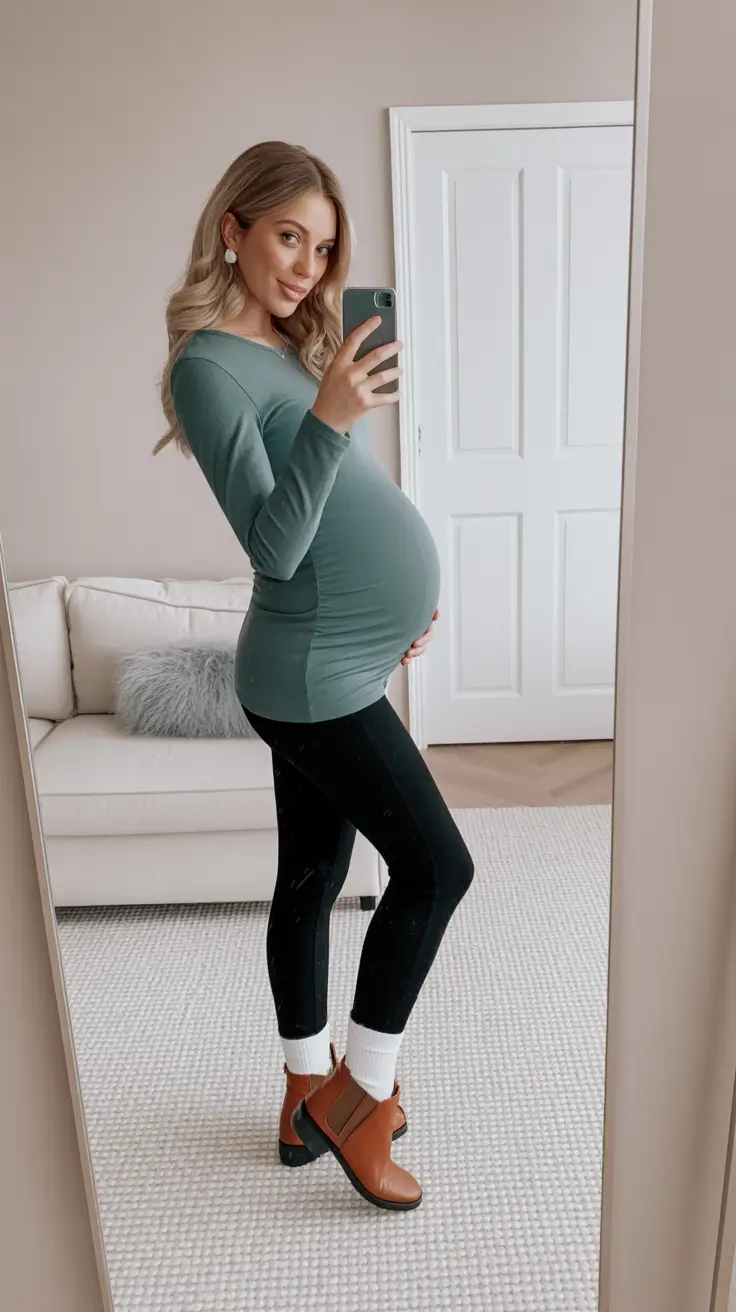 Cute pregnancy outfits 2026 Cool Tone Comfort