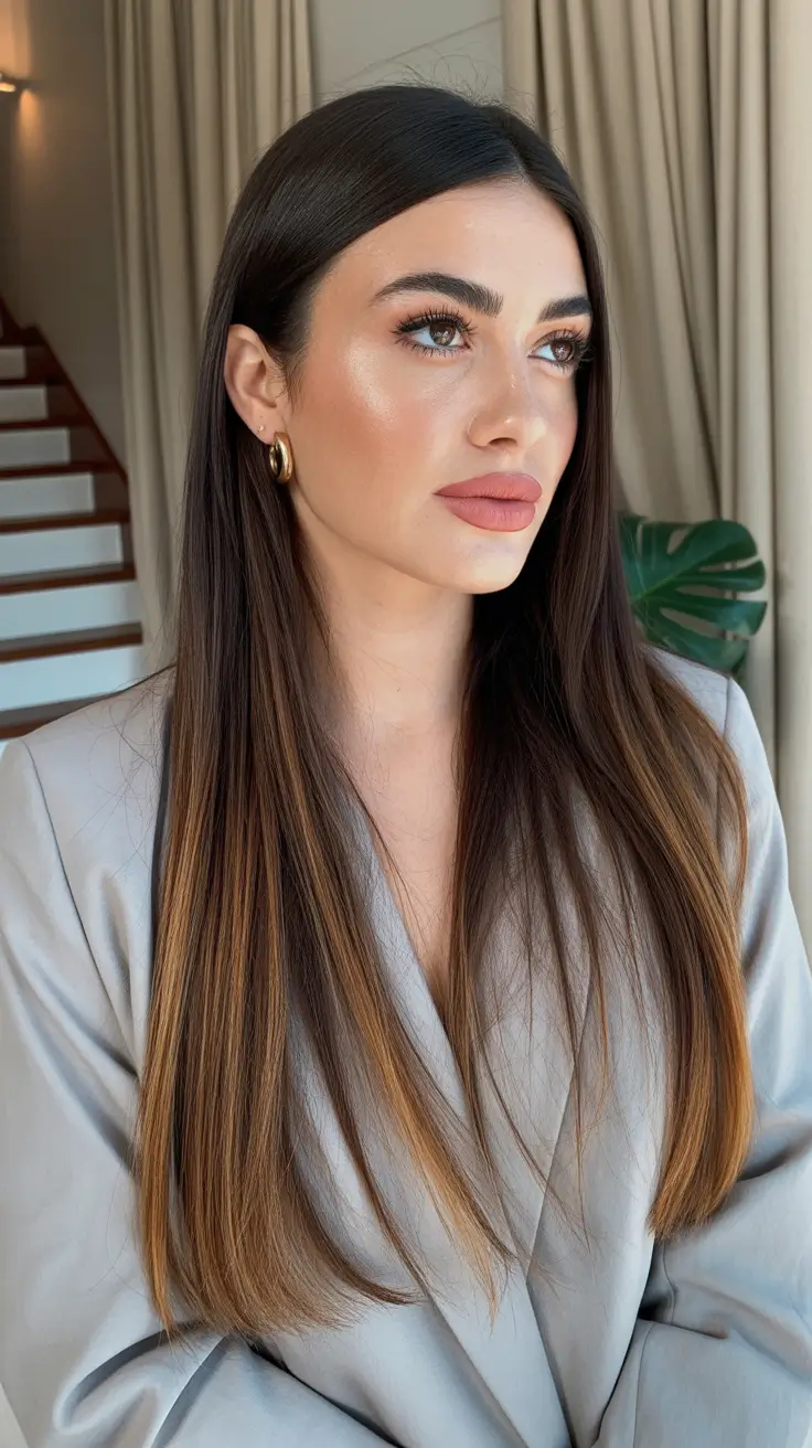 Effortless hair color ideas 2026 Caramel Melt Ends