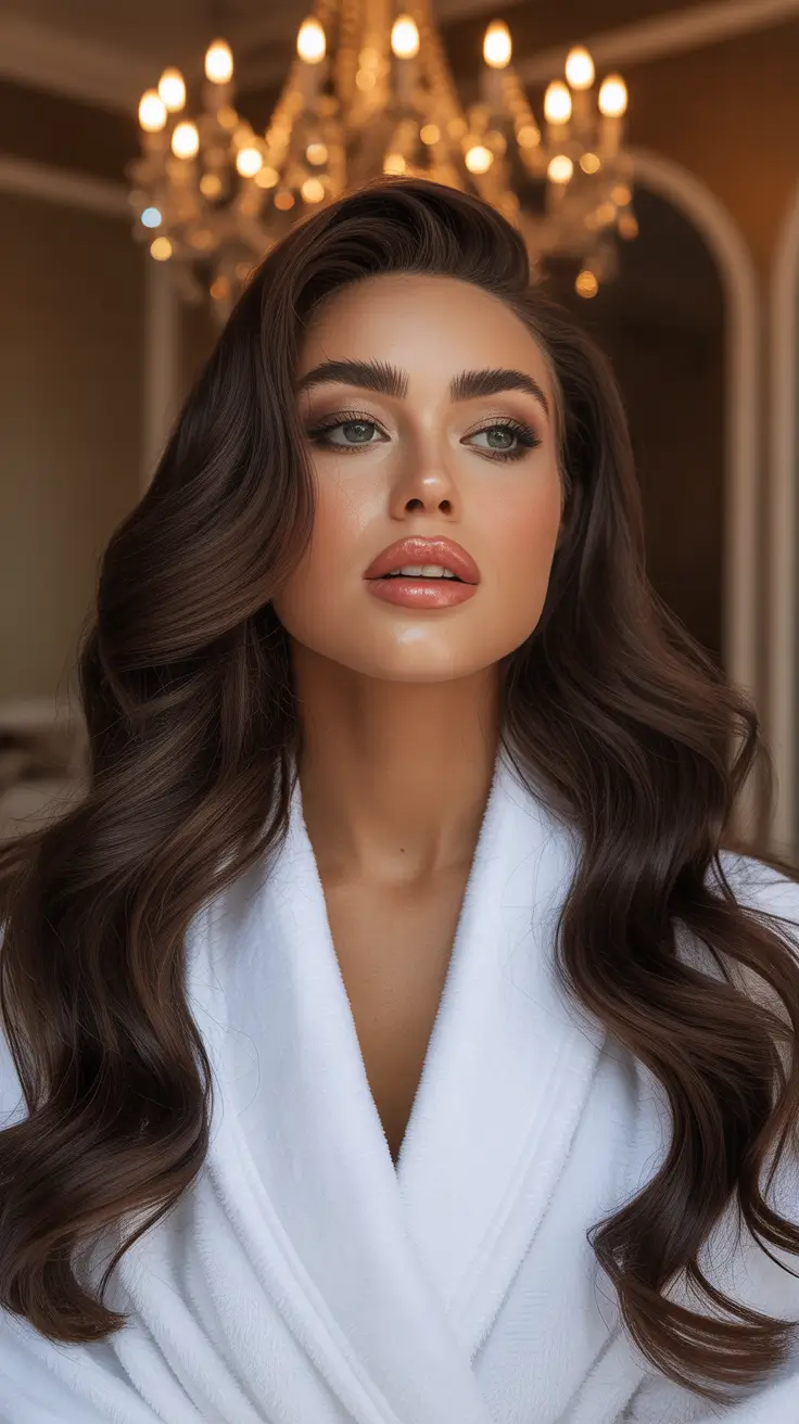 Effortless hair color ideas 2026 Velvet Mocha Waves