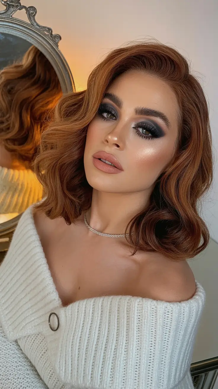 Effortless hair color ideas 2026 Golden Cinnamon Luxe