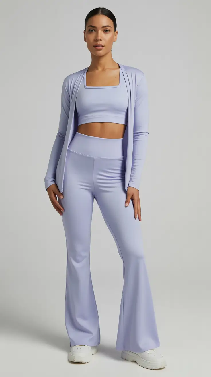 Gym outfit ideas 2026 Lavender Ease