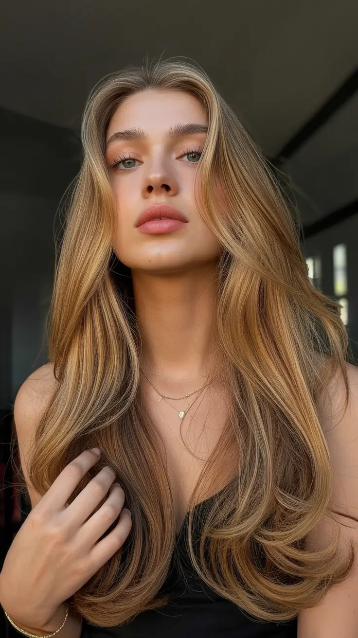 Honey blonde hair color 2026 Golden Hour Glow