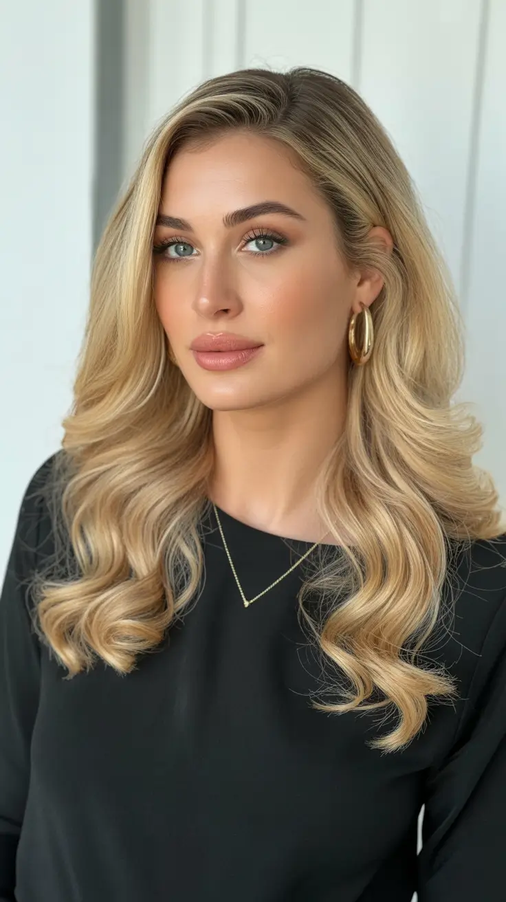 Honey blonde hair color 2026 Hollywood-Soft Curls