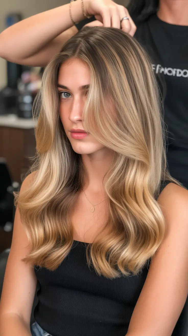 Honey blonde hair color 2026 Soft Balayage for Everyday Glow