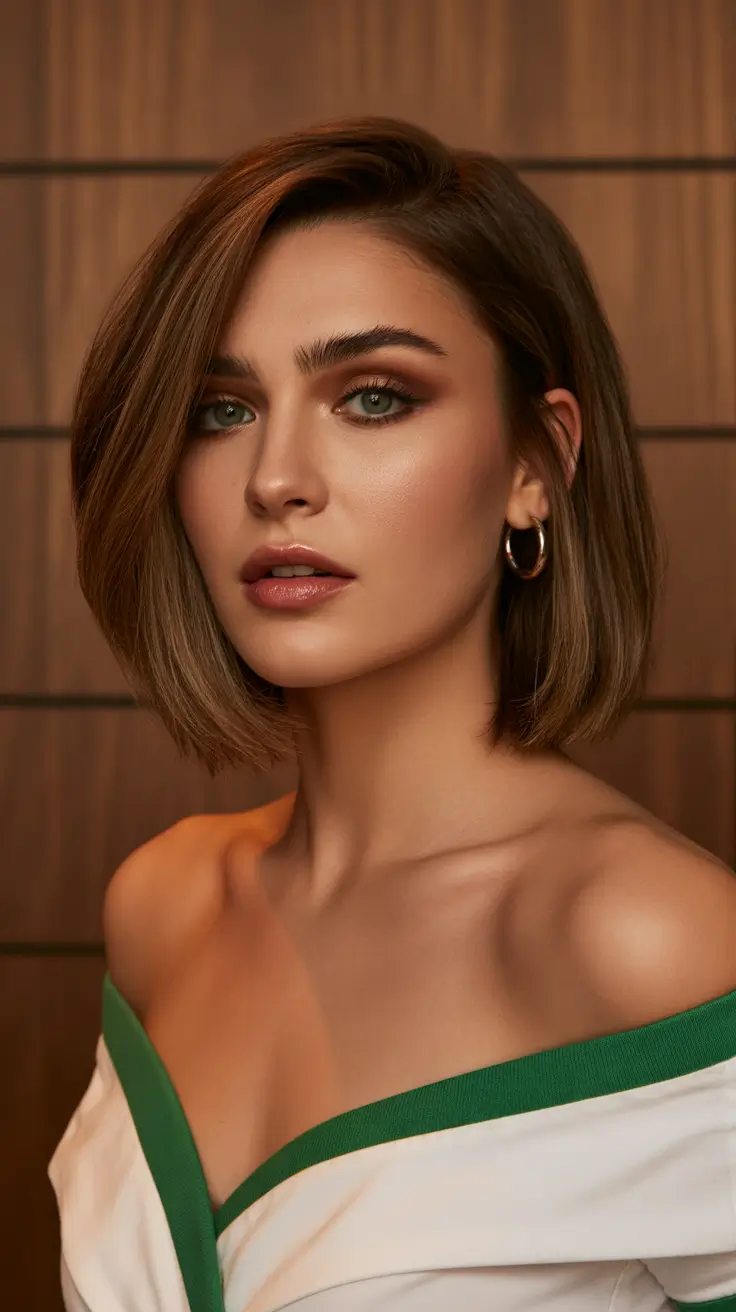 Latest haircut styles 2026 Classic Sleek Bob Revival