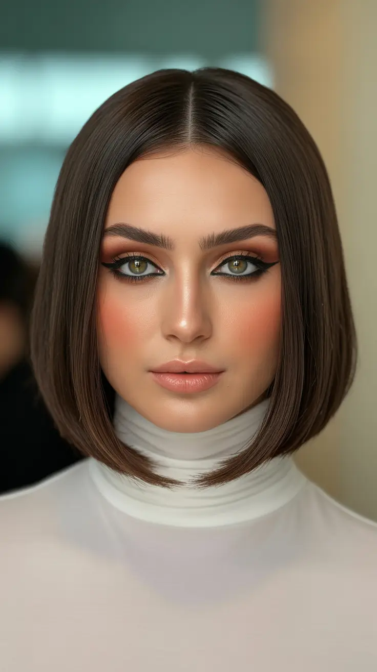 Latest haircut styles 2026 Precision Sleek Bob